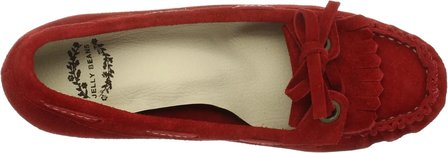 784-31852 Fringe Heel Moccasins (Cushioned Insole)