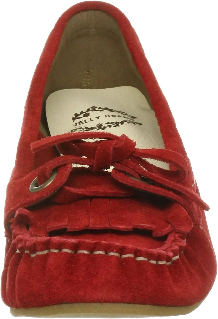 784-31852 Fringe Heel Moccasins (Cushioned Insole)