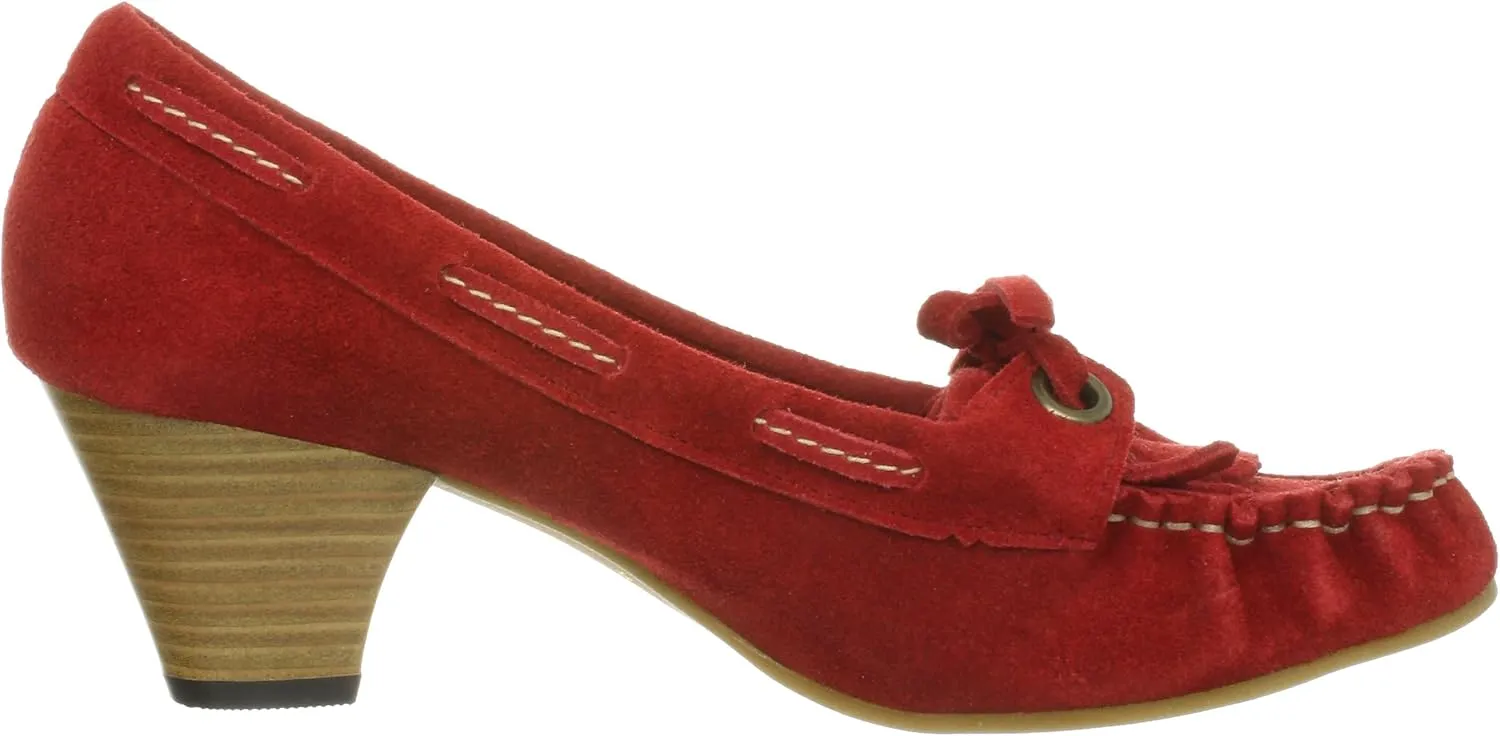 784-31852 Fringe Heel Moccasins (Cushioned Insole)