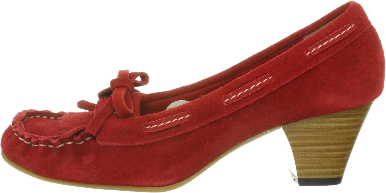 784-31852 Fringe Heel Moccasins (Cushioned Insole)