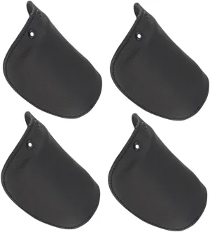 ABOOFAN 2 Pair Safety Shoes Covers Anti-smash Toe Cap Shoes Protector Insulation Shoes Protector Cowhide Material Easy Install Clean Outdoor/indoor Use