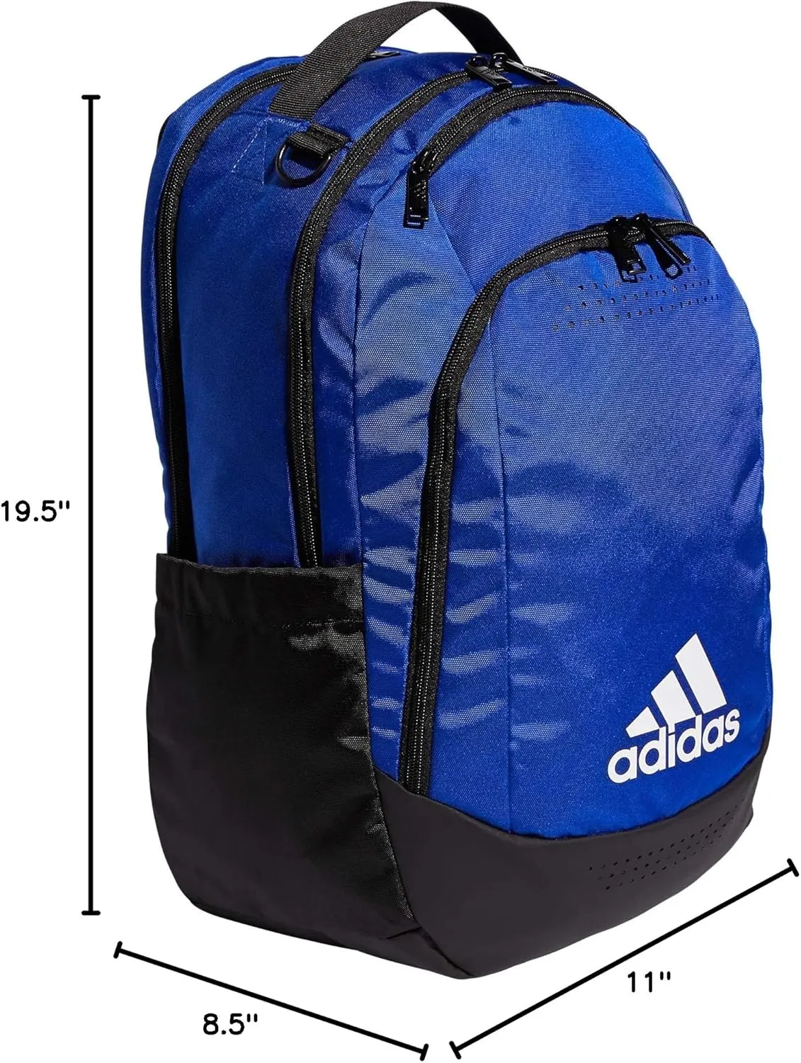 adidas Defender Sports, Soccer Bags and Basketball Backpacks for Holding Balls, Featuring Shoe Compartment, Team Royal Blue, One Size