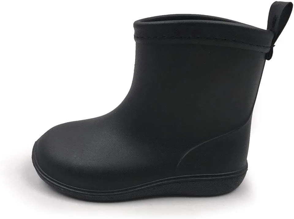 Amoji Baby Kids Easy On Rain Shoes Boots for Toddler Little Kid