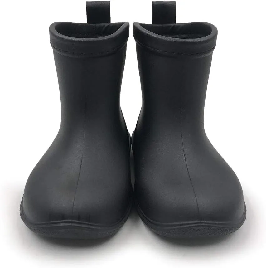 Amoji Baby Kids Easy On Rain Shoes Boots for Toddler Little Kid
