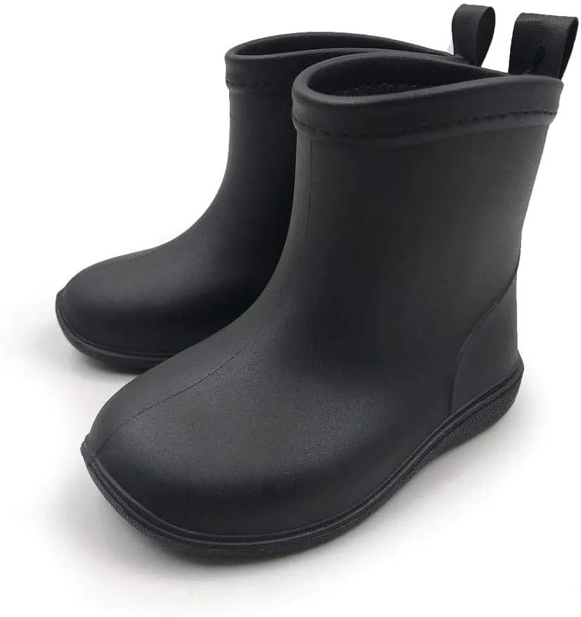 Amoji Baby Kids Easy On Rain Shoes Boots for Toddler Little Kid