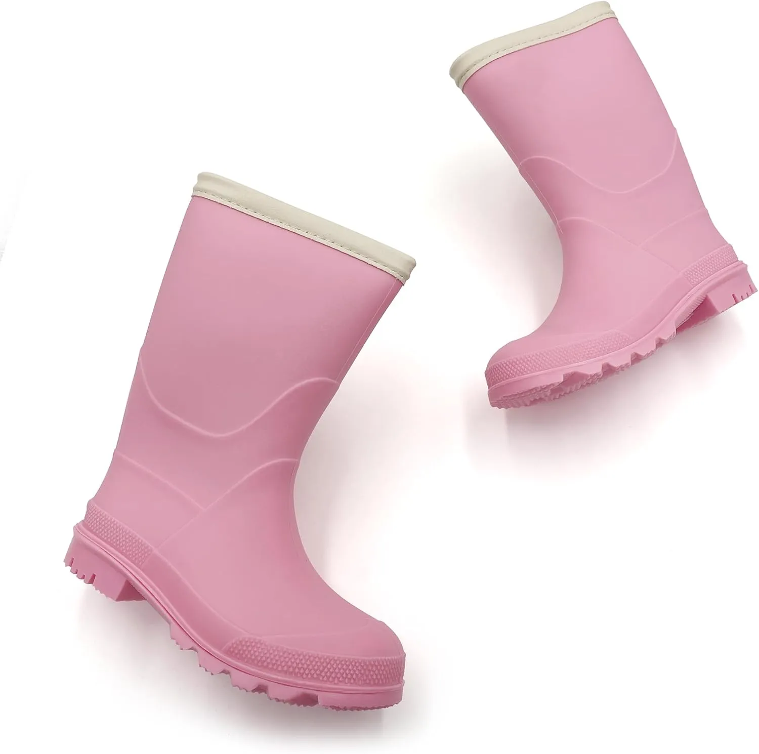 Amoji Kids Rain shoes Easy On Rubber Rain Boots (Little Kid/Big Kid)