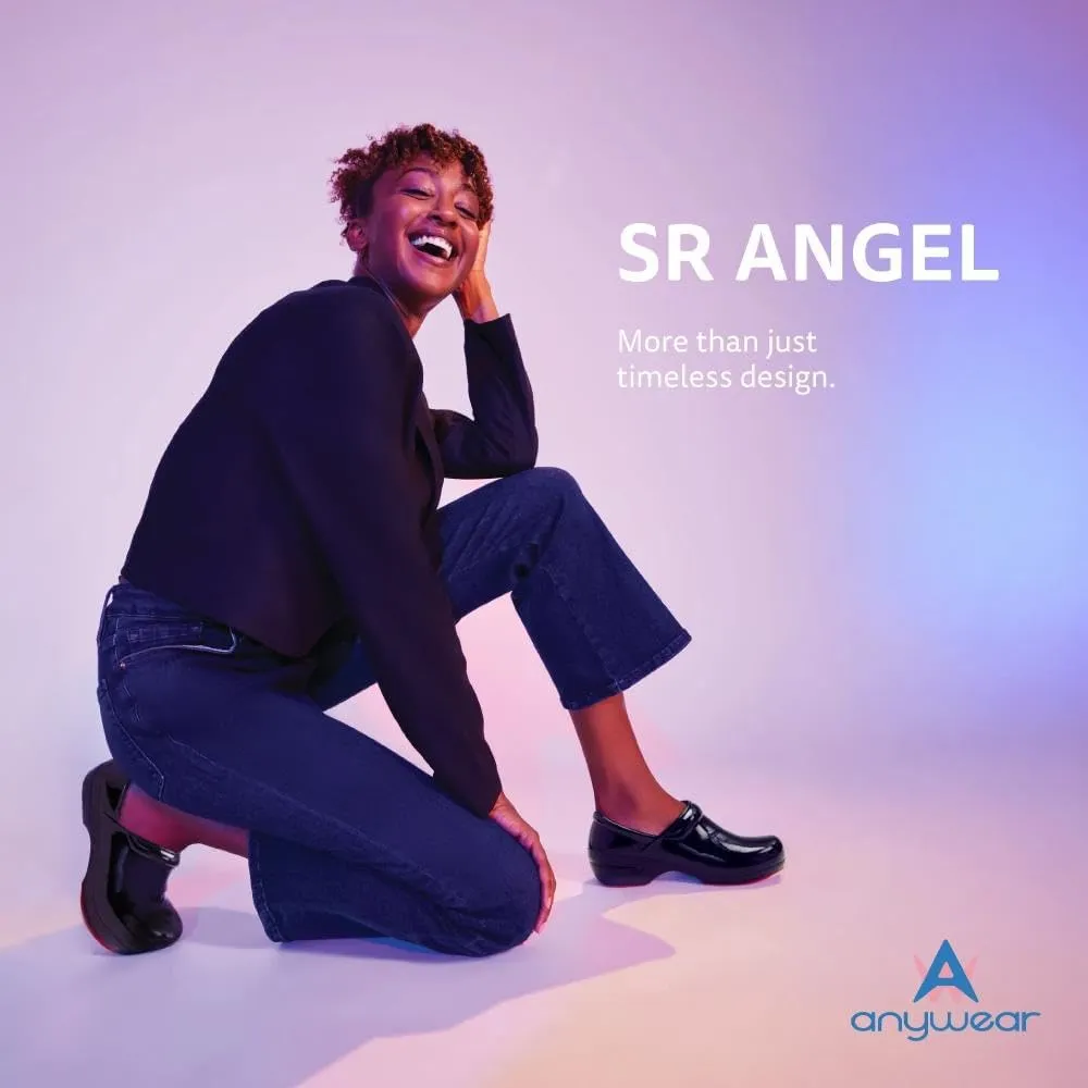 Anywear SR Angel Nursing Clogs for Women and Men - Lightweight, Water-Resistant Non-Slip Work Shoes with Exceptional EVA Cushioning, Ventilated Insoles