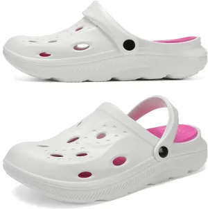 Arch Support Clogs Mens Womens Garden Shoes Lightweight Outdoor Beach Slippers Recovery Sandals with Removable Thick Insoles