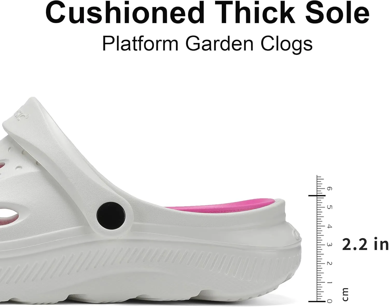 Arch Support Clogs Mens Womens Garden Shoes Lightweight Outdoor Beach Slippers Recovery Sandals with Removable Thick Insoles