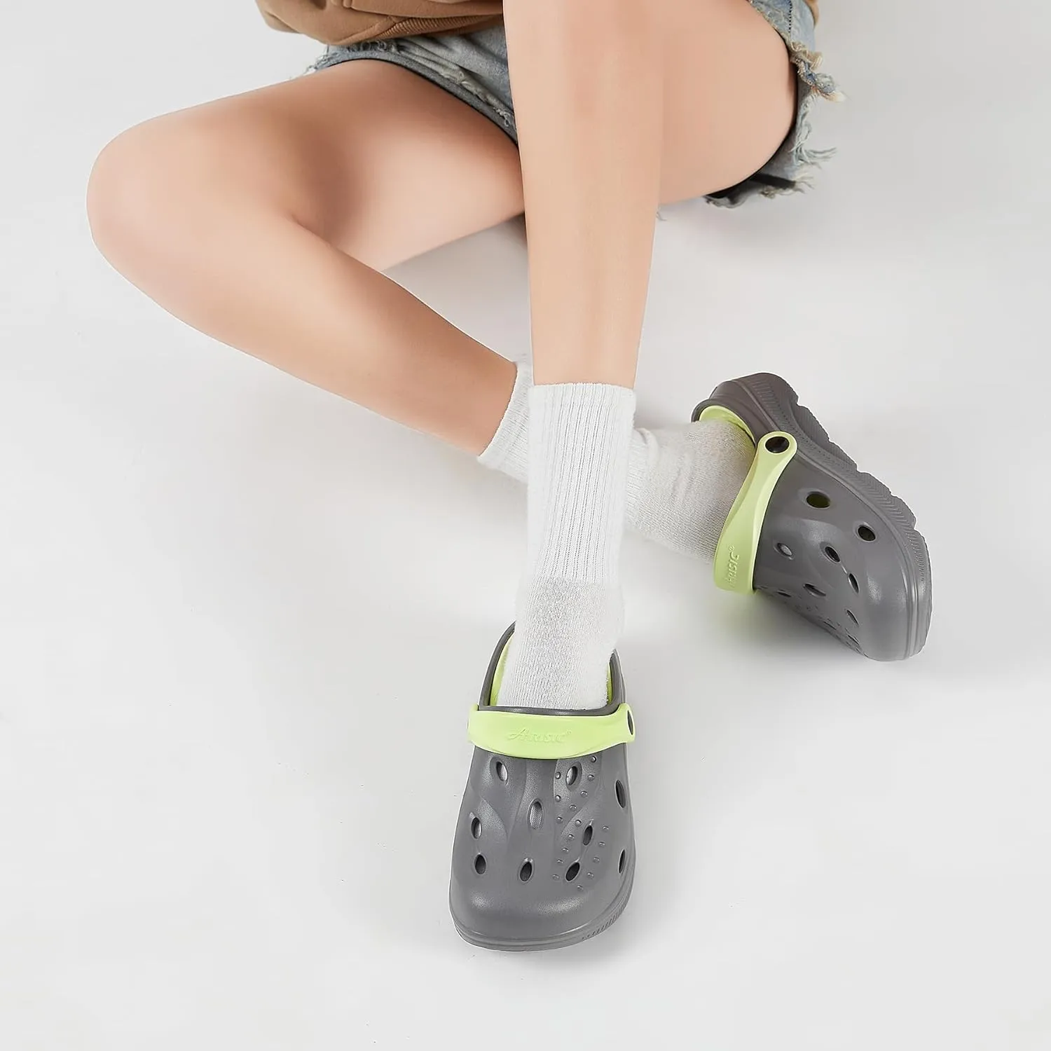 Arch Support Clogs Mens Womens Garden Shoes Lightweight Outdoor Beach Slippers Recovery Sandals with Removable Thick Insoles
