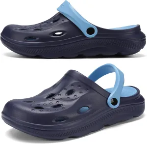Arch Support Clogs Mens Womens Garden Shoes Lightweight Outdoor Beach Slippers Recovery Sandals with Removable Thick Insoles