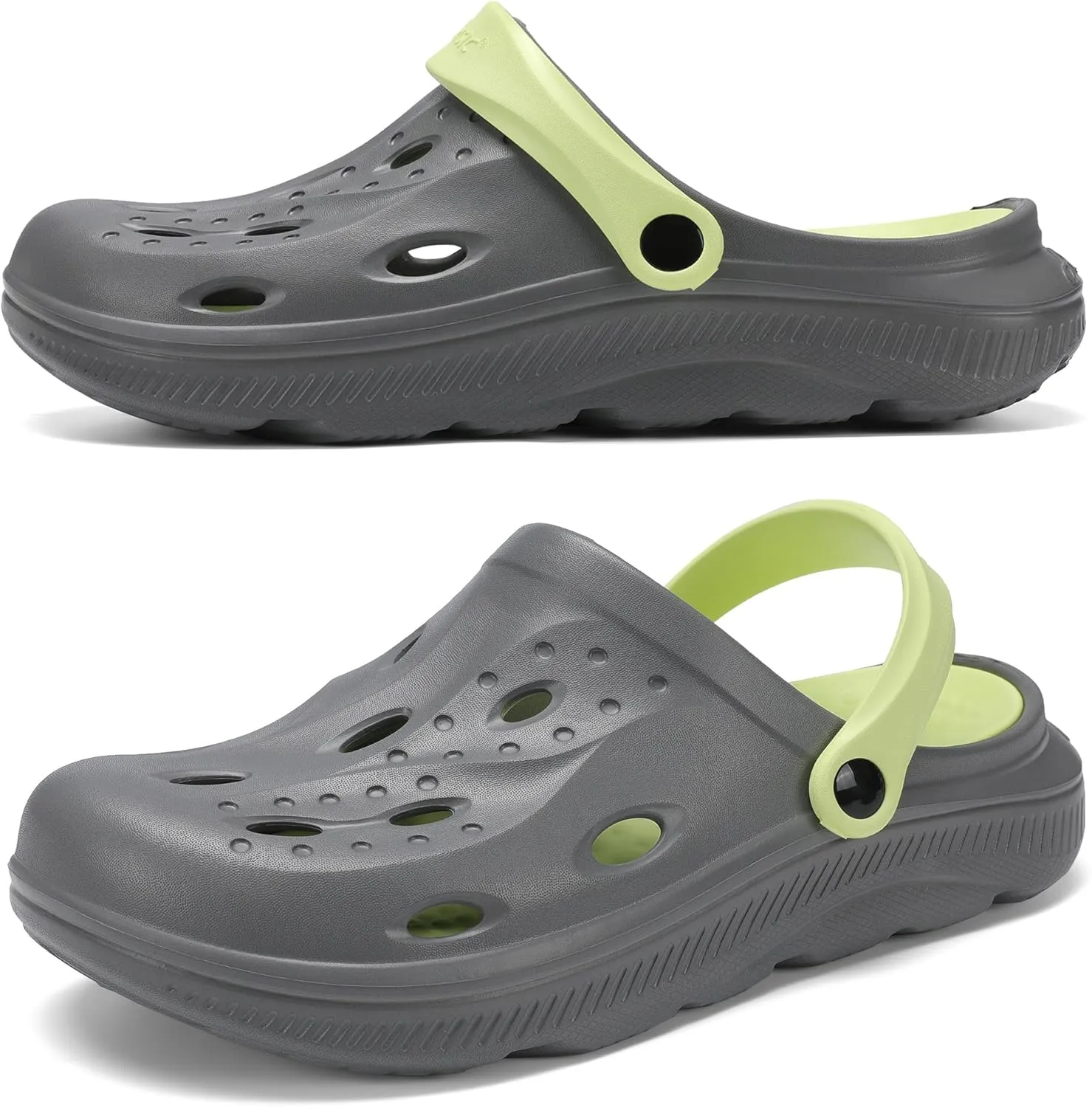 Arch Support Clogs Mens Womens Garden Shoes Lightweight Outdoor Beach Slippers Recovery Sandals with Removable Thick Insoles
