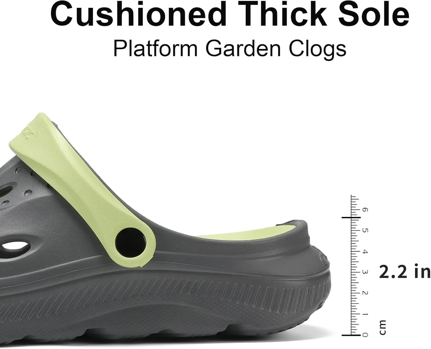 Arch Support Clogs Mens Womens Garden Shoes Lightweight Outdoor Beach Slippers Recovery Sandals with Removable Thick Insoles