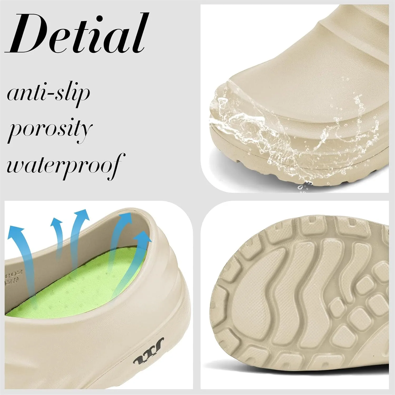 Armadillo Clogs Nurse Shoes for Women Men Non Slip Chef Shoes Oil Resistant Kitchen Work Boots for Men Waterproof Wide Width Sneakers Health Care and Food Service Shoe Garden Unisex