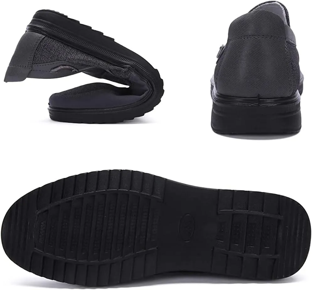 Asifn Men's Loafers Casual Slip On Dress Shoes Walking Leather Soft Boat Driving Lightweight Breathable Large Size
