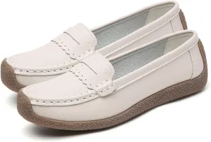 Bealin Womens Knit Driving Loafers Slip On Flat Boat Shoes Penny Breathable Moccasins Knit Loafers Shoes