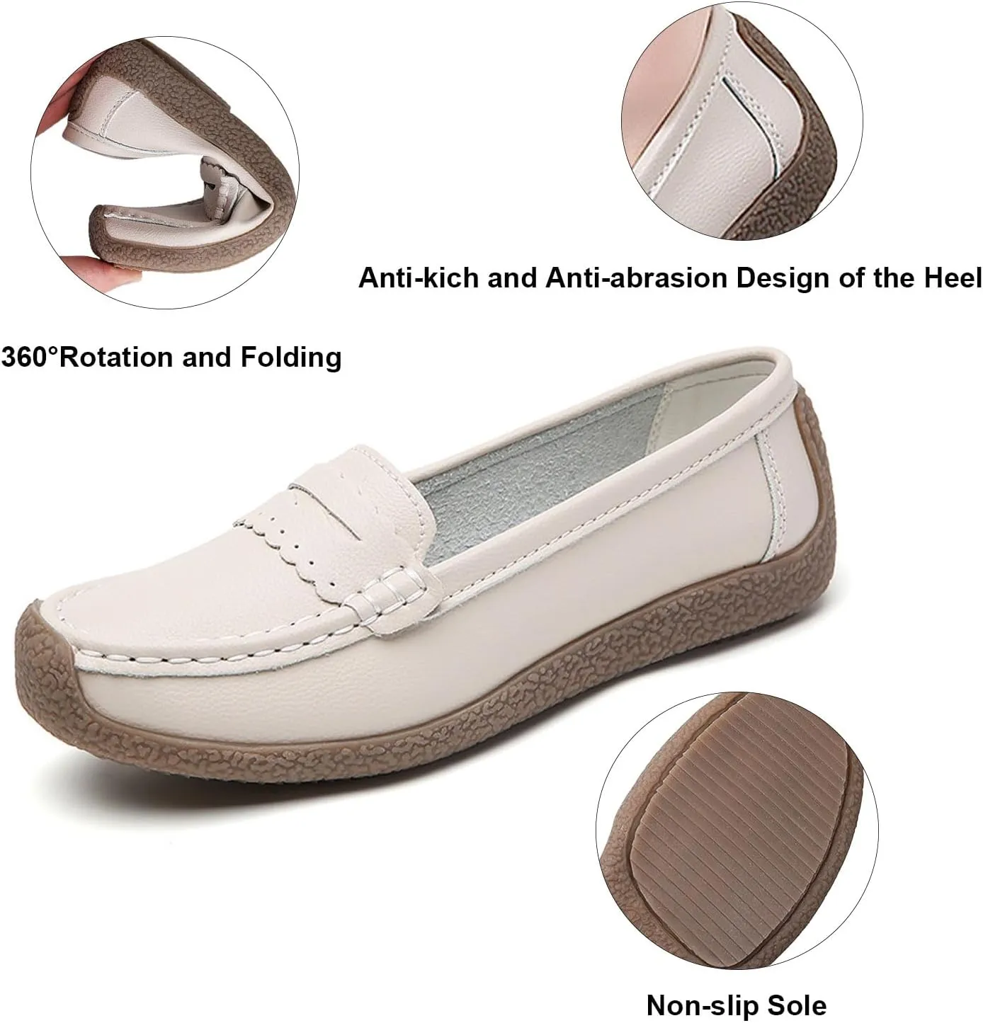 Bealin Womens Knit Driving Loafers Slip On Flat Boat Shoes Penny Breathable Moccasins Knit Loafers Shoes