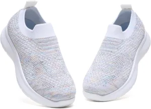 Bernal Girl Slip-On Sparkle Sneakers Toddler/Little Kid/Big Kid Non-Slip Breathable Tennis Walking Shoes