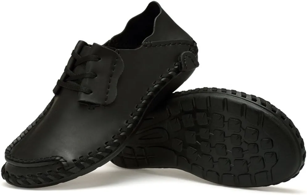 BIFINI Mens Fashion Outdoor Cowhide Driving Moccasins Shoes