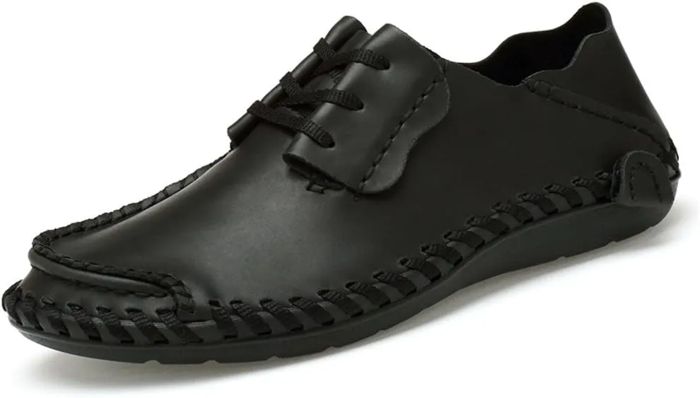 BIFINI Mens Fashion Outdoor Cowhide Driving Moccasins Shoes