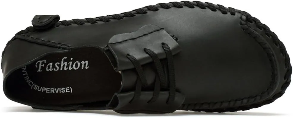 BIFINI Mens Fashion Outdoor Cowhide Driving Moccasins Shoes