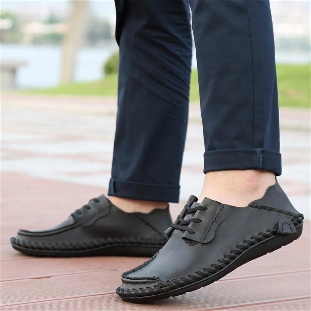 BIFINI Mens Fashion Outdoor Cowhide Driving Moccasins Shoes