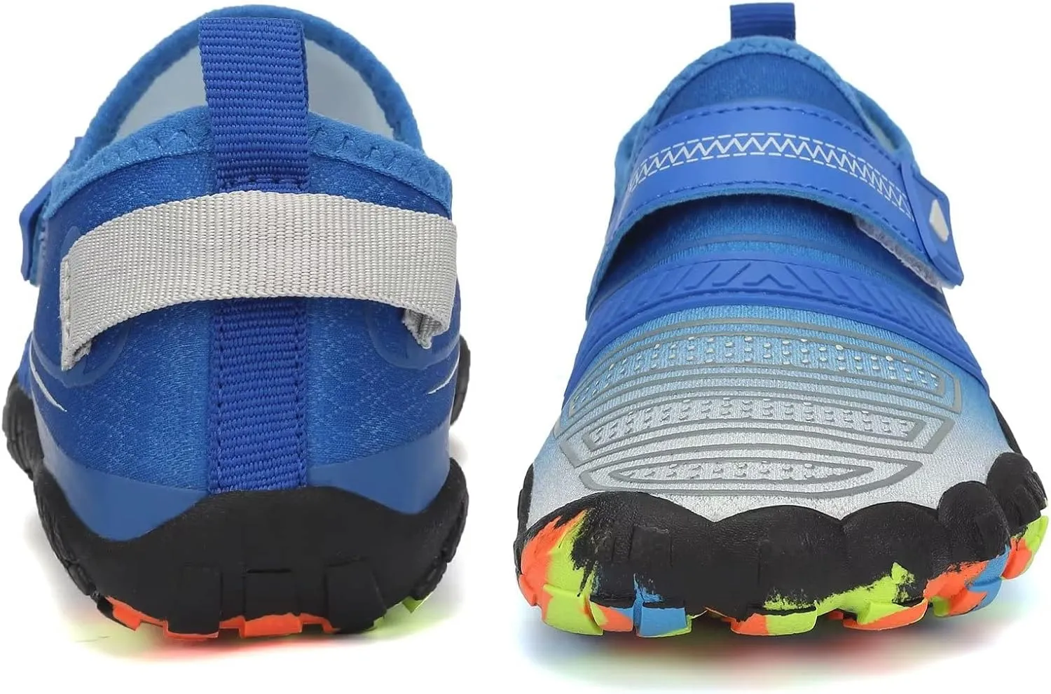 Boys & Girls Water Shoes Lightweight Comfort Sole Easy Walking Athletic Slip on Aqua 5 Toe Sock(Toddler/Little Kid/Big Kid)