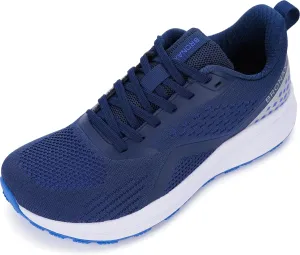BRONAX Men's Wide Cushioned Supportive Road Running Shoes | Wide Toe Box | Rubber Outsole