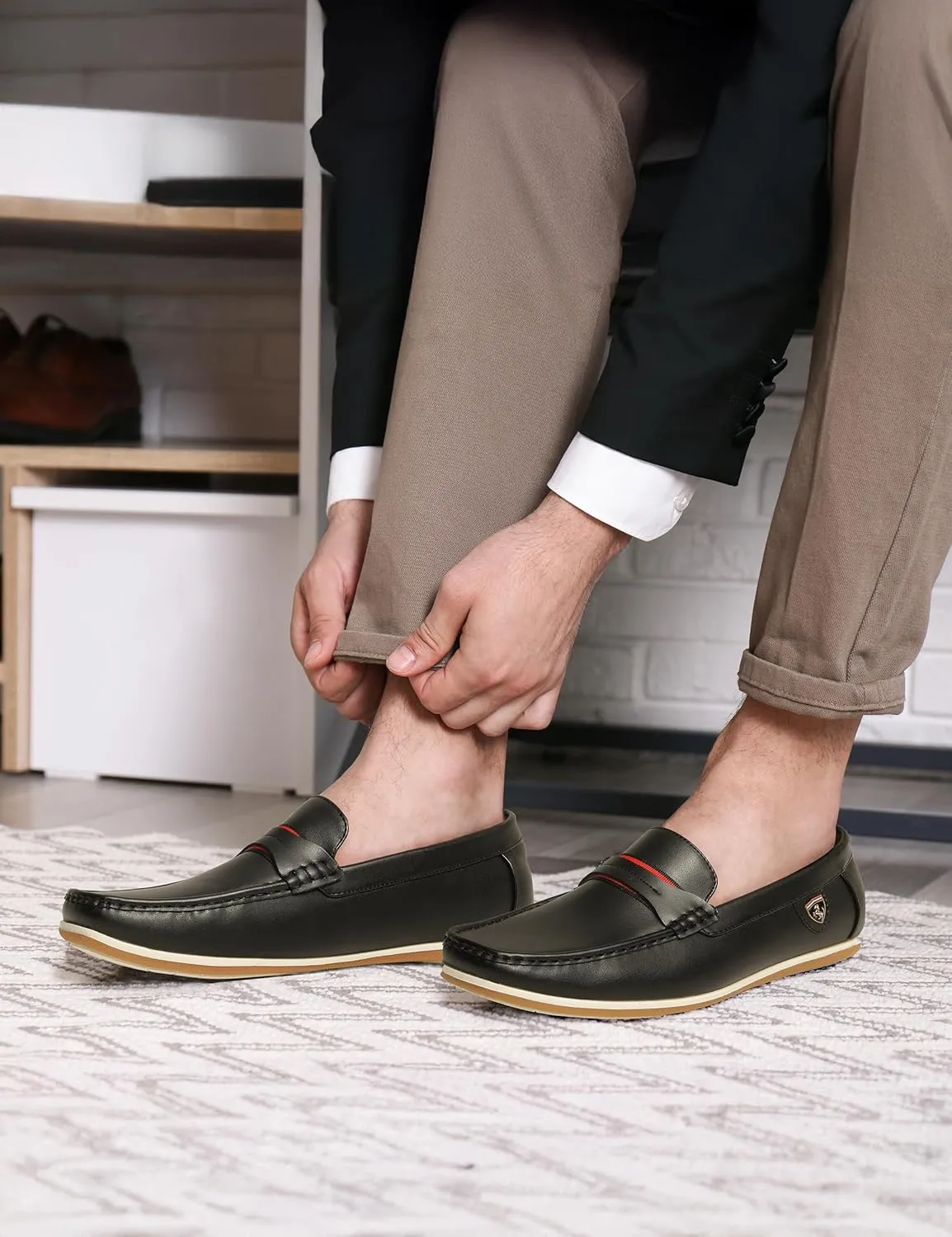 Bruno Marc Men's Bush Driving Loafers Moccasins Shoes