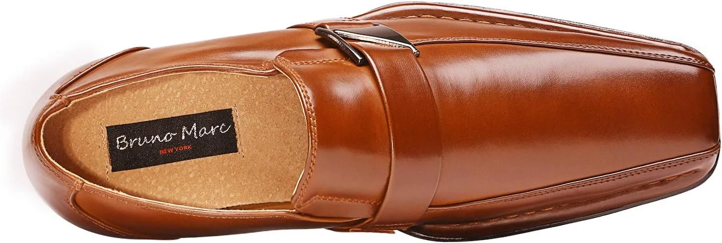Bruno Marc Men's Giorgio Leather Lined Dress Loafers Shoes