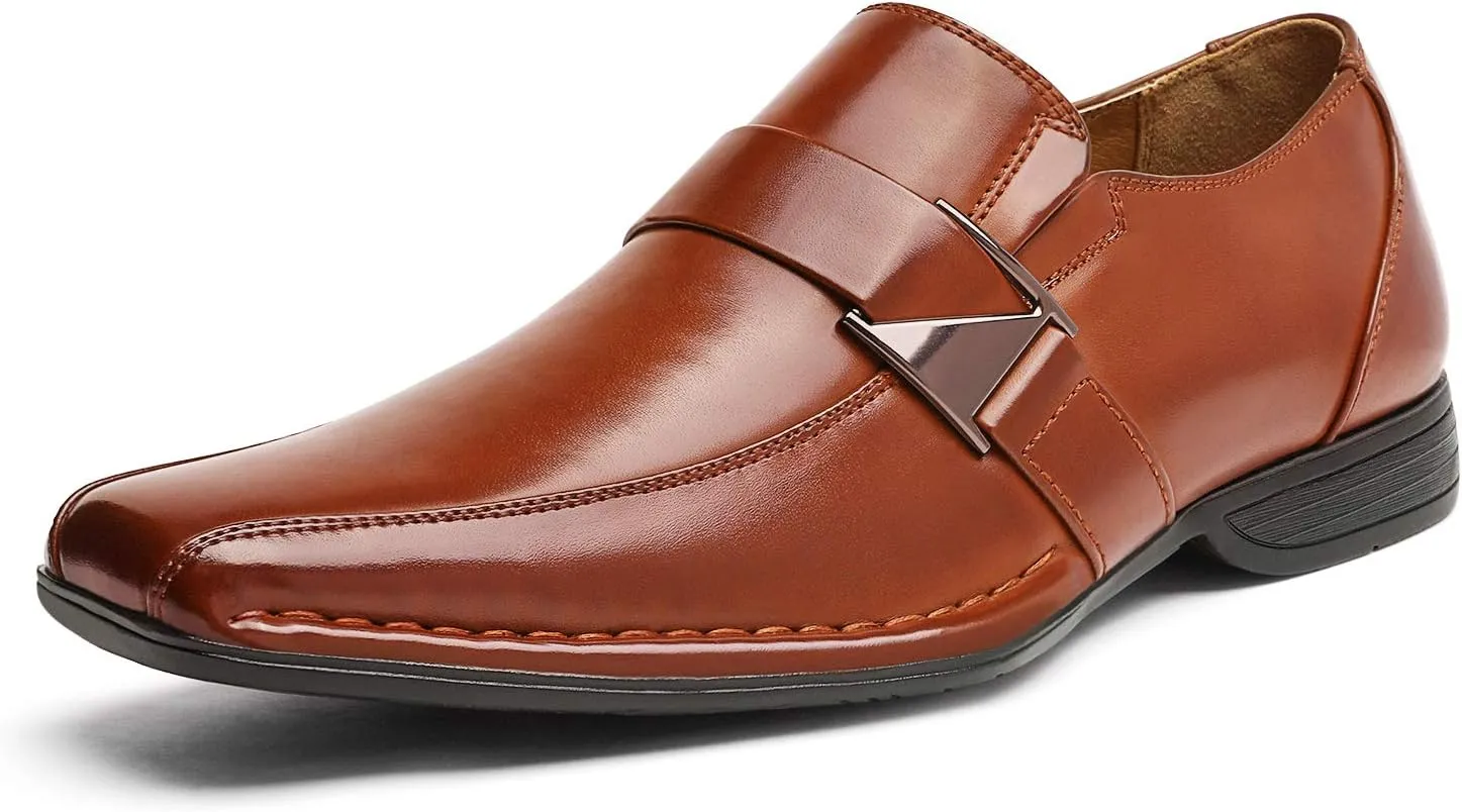 Bruno Marc Men's Giorgio Leather Lined Dress Loafers Shoes