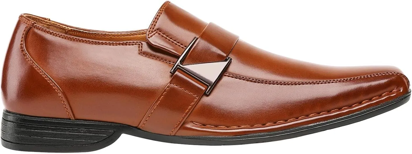 Bruno Marc Men's Giorgio Leather Lined Dress Loafers Shoes