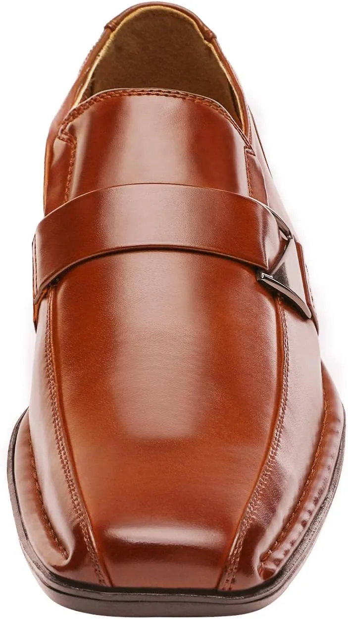 Bruno Marc Men's Giorgio Leather Lined Dress Loafers Shoes