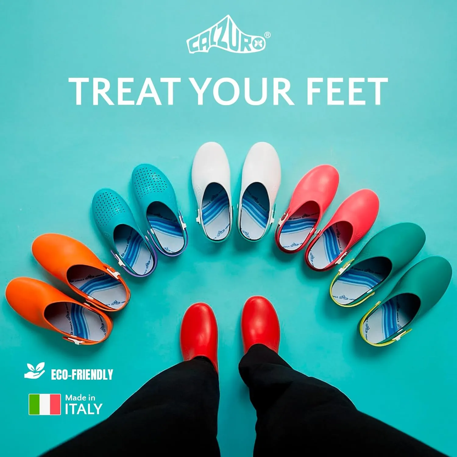 Calzuro Comfort Insole - Molded Foam Shoe Inserts for Women and Men, Cushioned & Supportive, Moisture-Wicking, Machine Washable, Pair - 36/37 US Women's 7.0-8.0 / US Men's 5.0-6.0