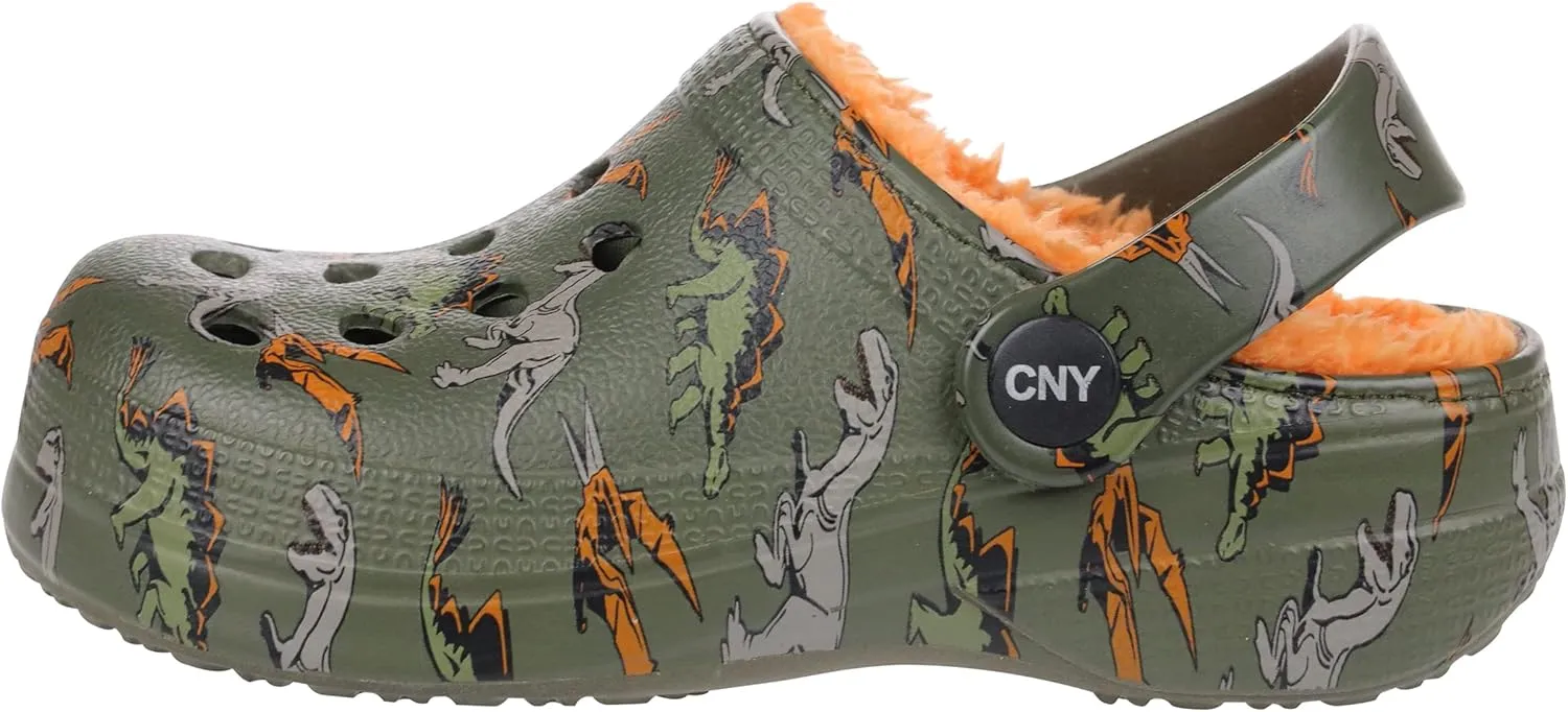 Capelli New York Boys Injected Eva Clog with Faux Berber Lining