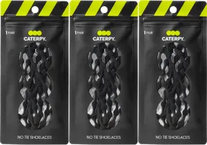 Caterpy Run - The Ultimate Elastic No Tie Shoelaces for Adults & Kids (3 & 6 Pack)