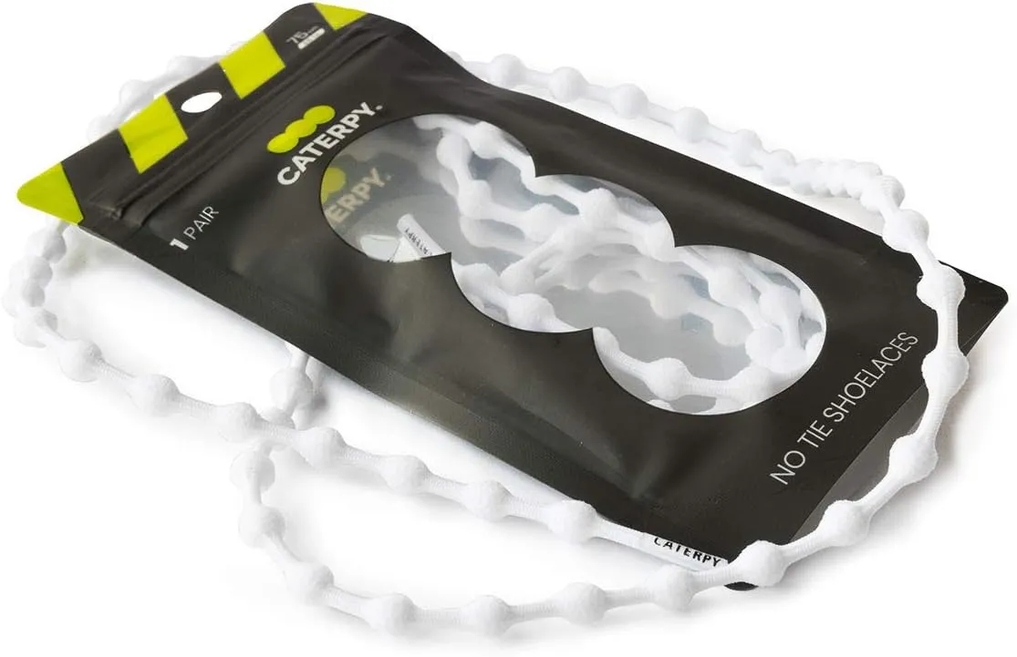 Caterpy RUN - Ultimate Elastic No-Tie Shoelaces | Custom Fit, Comfortable, Easy Install | For Adults, Kids, Running & Sports
