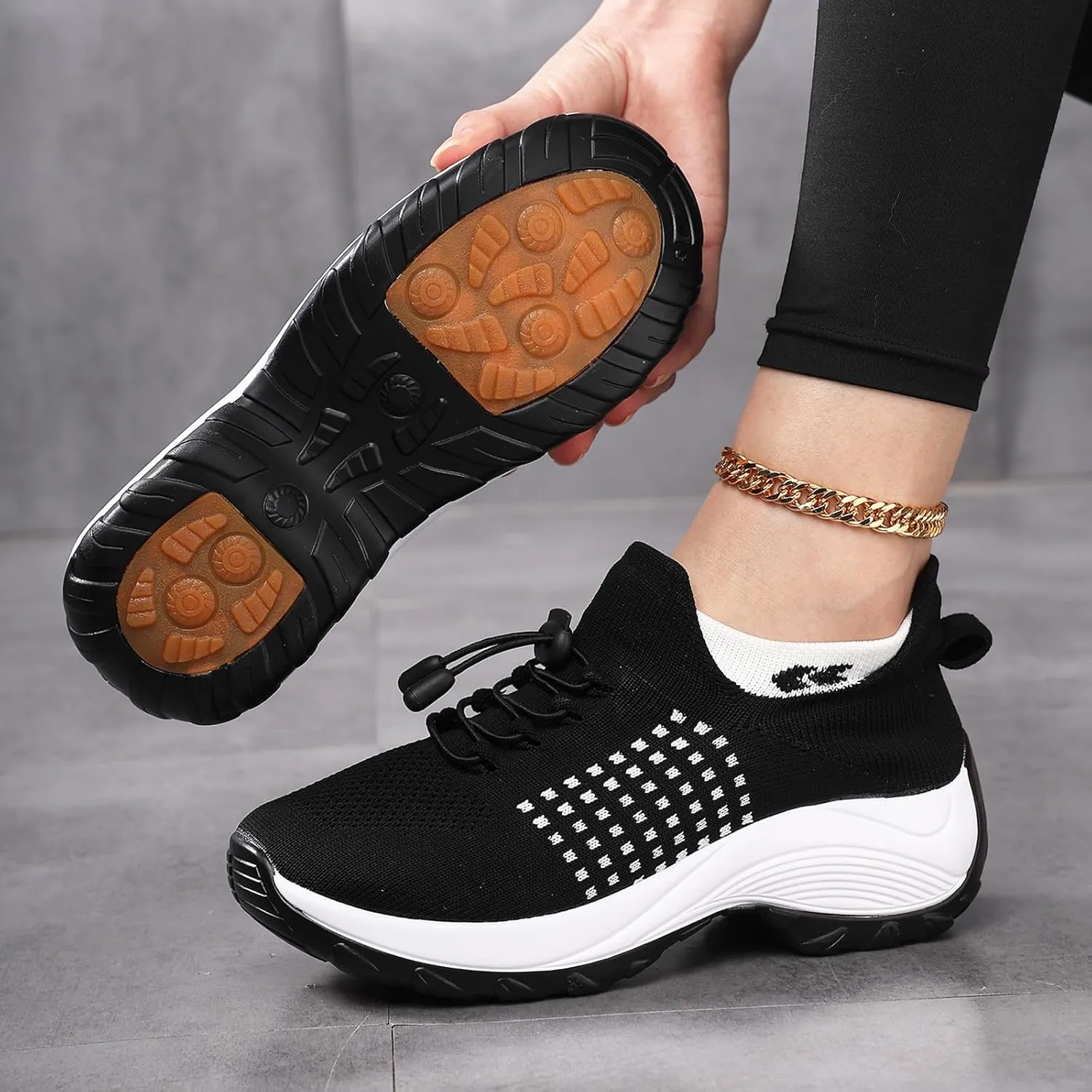Comfort Orthowear Shoes for Women Men Orthopedic Tennis Shoe Waterproof Comfortable Walking Shoes for Women with Plantar Fasciitis Air Cushion Ortho Breathable Stretch Cushion Orthopedic Sneakers