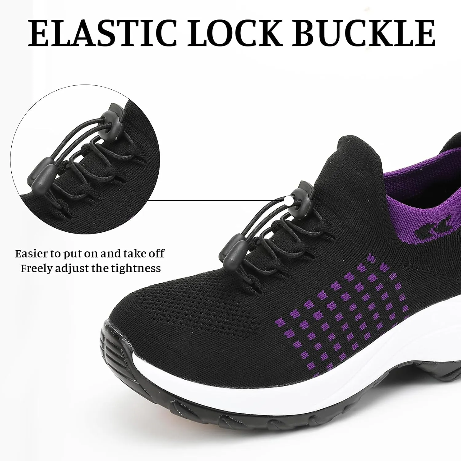 Comfort Wear Orthowear Shoes for Women Men Orthopedic Cushion Shoes Anti-Slip Air Nurse Shoe Breathable Mesh Fashion Sneakers for Women Plantar Fasciitis Unisex Adjustable Elastic Strap Trainers