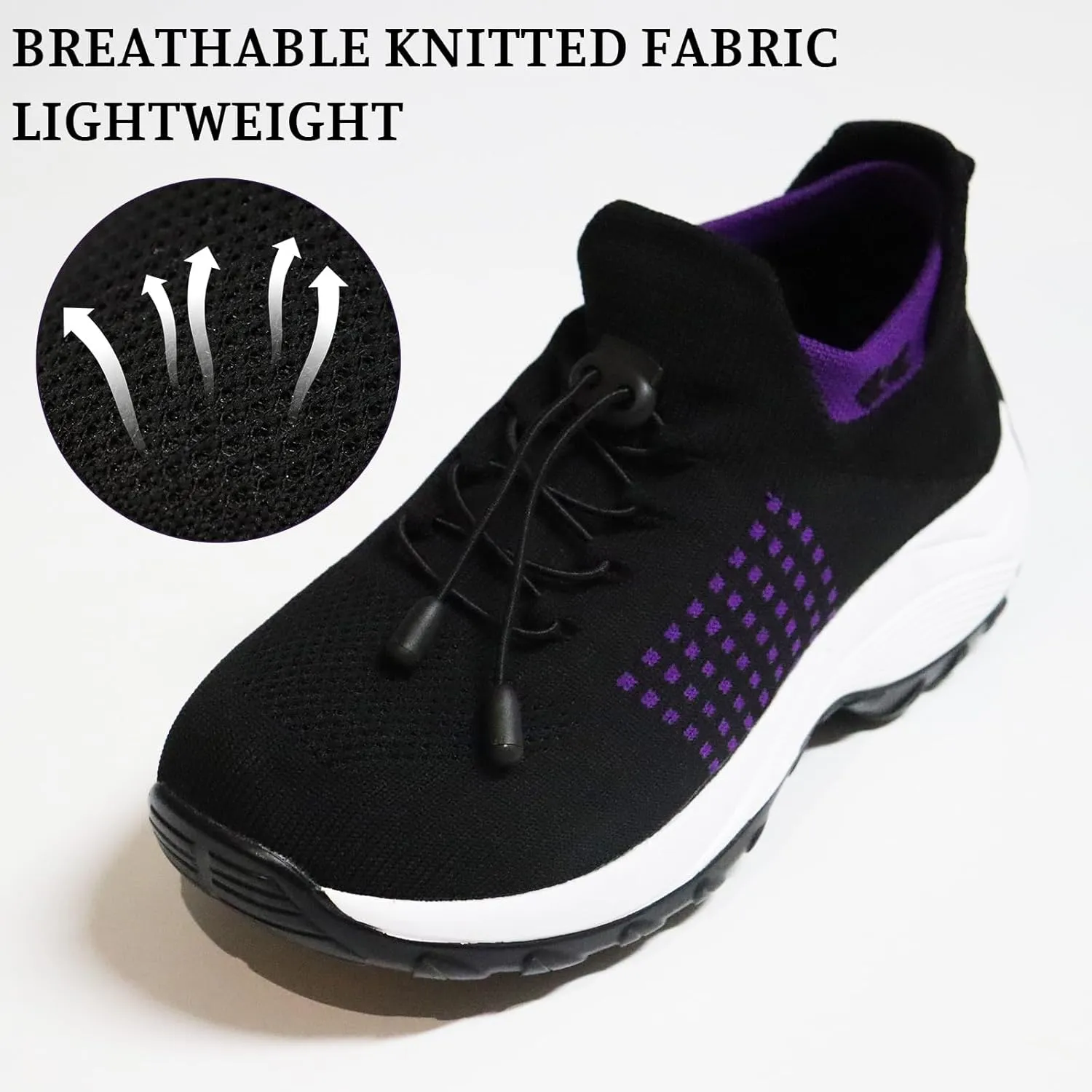 Comfort Wear Orthowear Shoes for Women Men Orthopedic Cushion Shoes Anti-Slip Air Nurse Shoe Breathable Mesh Fashion Sneakers for Women Plantar Fasciitis Unisex Adjustable Elastic Strap Trainers