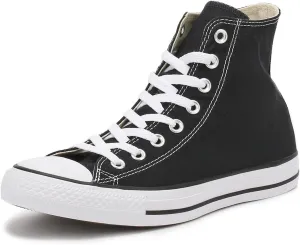 Converse Clothing & Apparel Chuck Taylor All Star Canvas High Top Sneaker, Black/White, 11 Women/9 Men