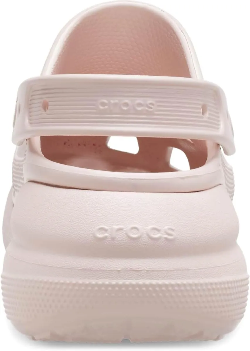 Crocs Classic Crush Clog Beige Mule Flat Women