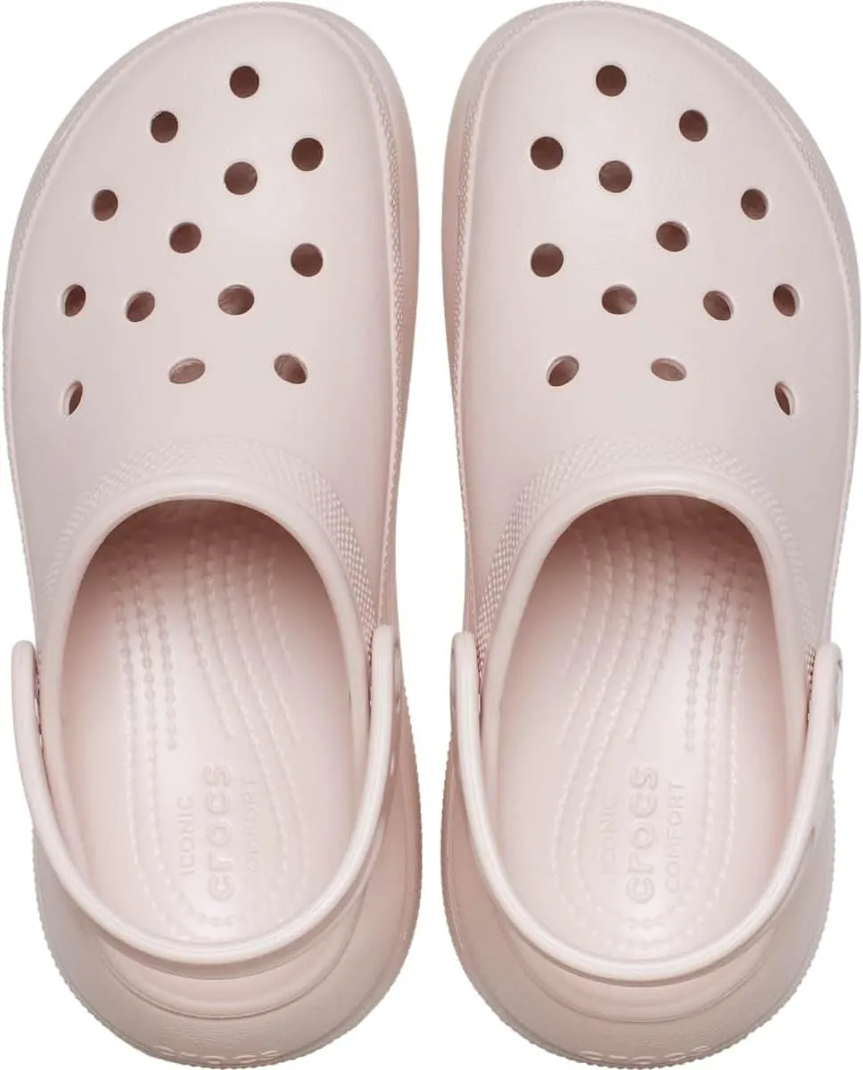 Crocs Classic Crush Clog Beige Mule Flat Women