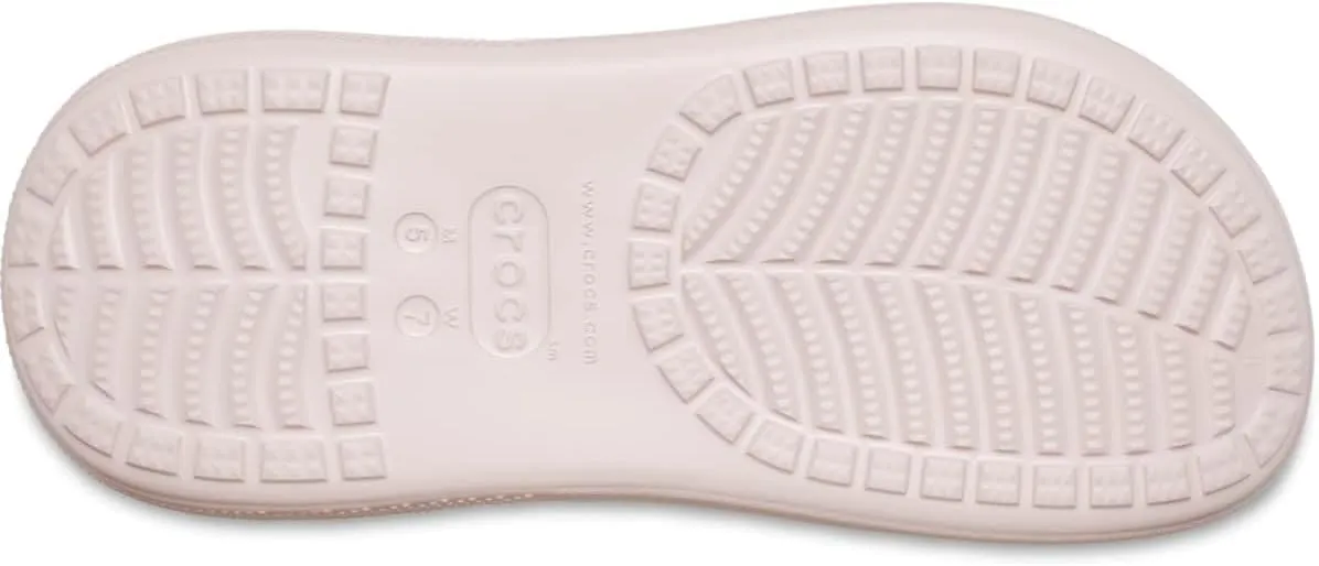 Crocs Classic Crush Clog Beige Mule Flat Women