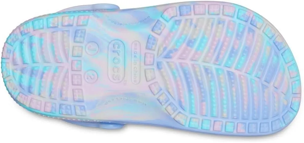 Crocs Kids' Classic Marbled Tie-Dye Clog