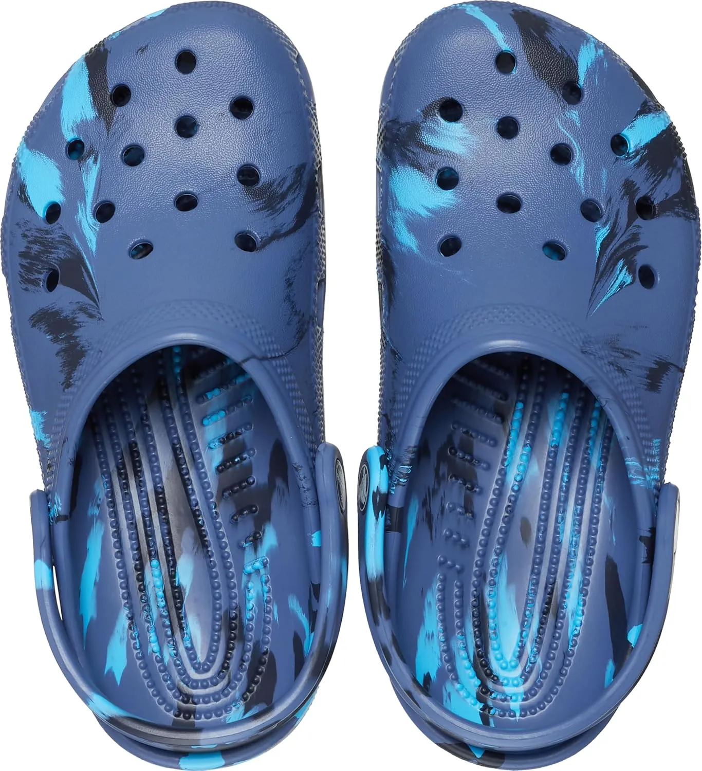 Crocs Kids' Classic Marbled Tie-Dye Clog