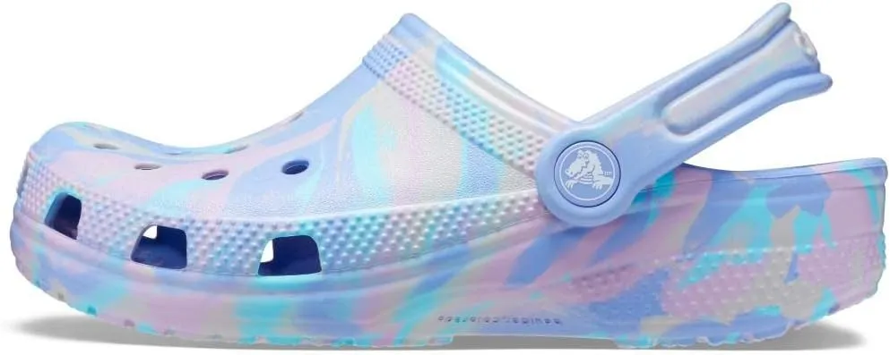 Crocs Kids' Classic Marbled Tie-Dye Clog