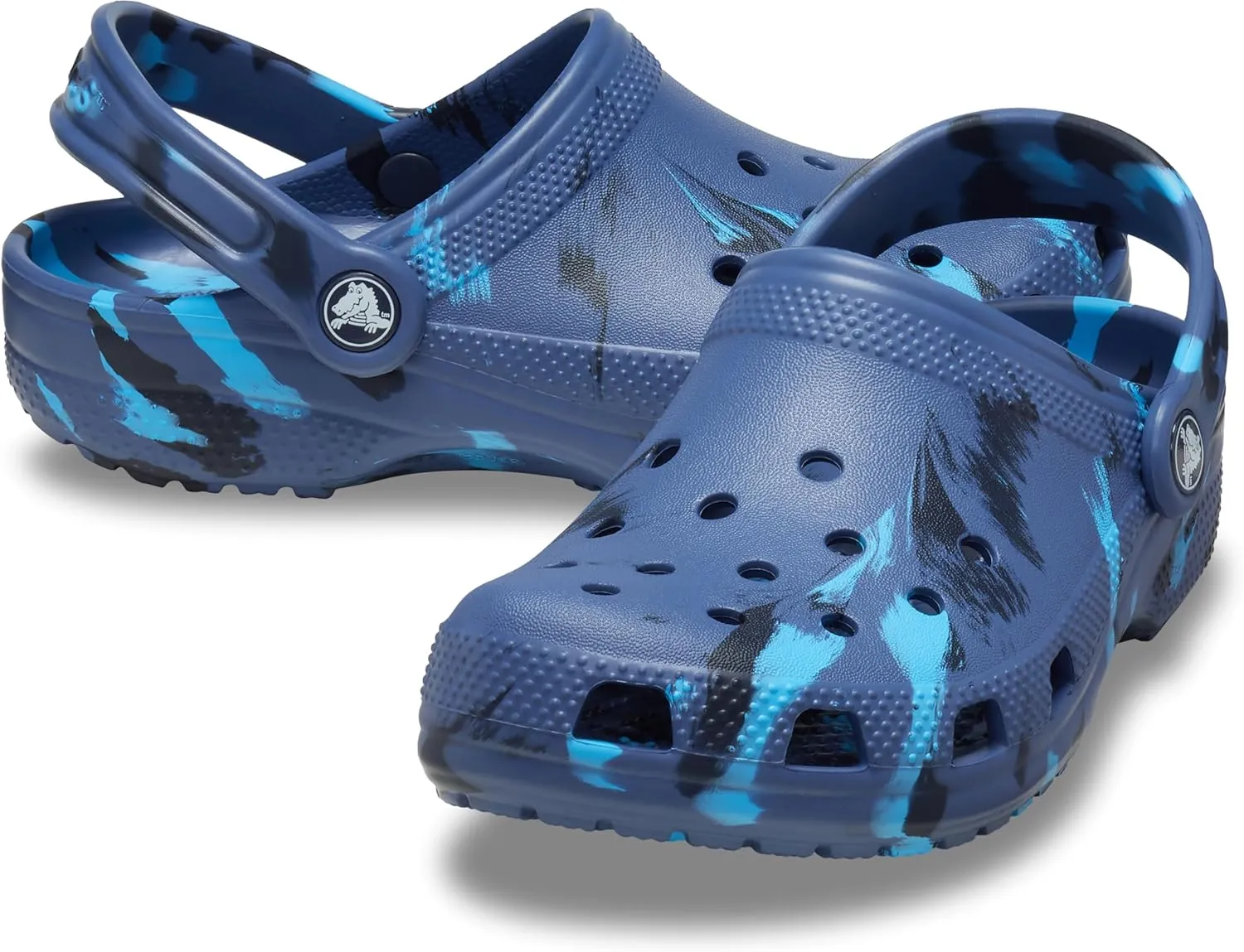 Crocs Kids' Classic Marbled Tie-Dye Clog