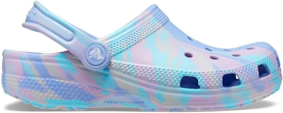 Crocs Kids' Classic Marbled Tie-Dye Clog