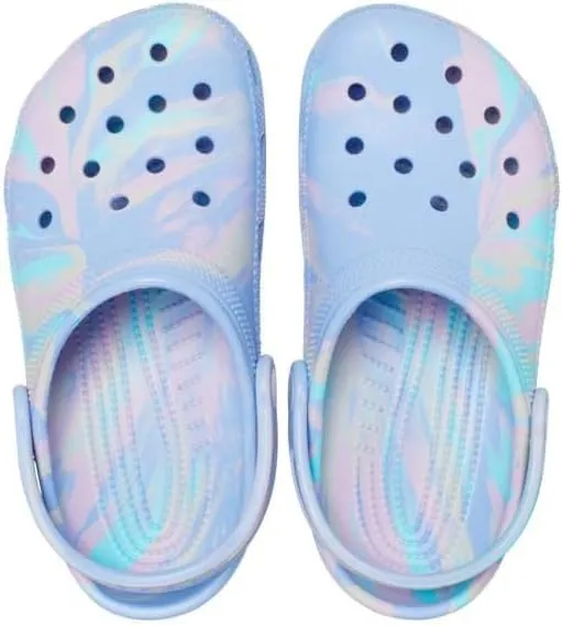 Crocs Kids' Classic Marbled Tie-Dye Clog